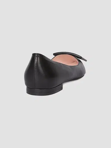Roger Vivier Women's Gommettine Leather Flats - Black - Size 12 | Thumbnail 3 Roger Vivier Women's Gommettine Leather Flats - Black - Size 12 | Thumbnail 3