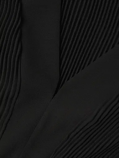 Milly Women's Liv Pleated Belted Minidress - Black - Size 12 | Thumbnail 6 Milly Women's Liv Pleated Belted Minidress - Black - Size 12 | Thumbnail 6