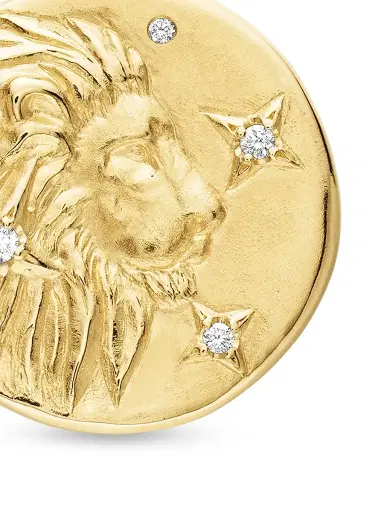 David Yurman Women's Zodiac Amulet in 18K Yellow Gold with Diamonds - Leo | Thumbnail 5 David Yurman Women's Zodiac Amulet in 18K Yellow Gold with Diamonds - Leo | Thumbnail 5