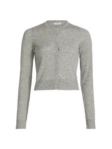 Joe's Jeans Women's by Dani Michelle Dani Cashmere Cardigan - Heather Grey | Thumbnail 1 Joe's Jeans Women's by Dani Michelle Dani Cashmere Cardigan - Heather Grey | Thumbnail 1