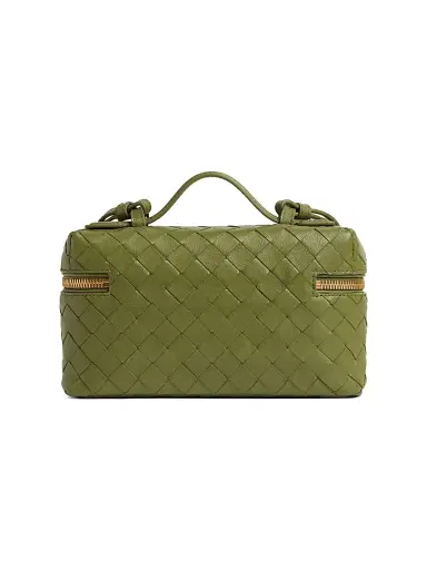 Bottega Veneta Women's Bang Bang Intrecciato Leather Crossbody Vanity Case Bag | Thumbnail 4 Bottega Veneta Women's Bang Bang Intrecciato Leather Crossbody Vanity Case Bag | Thumbnail 4