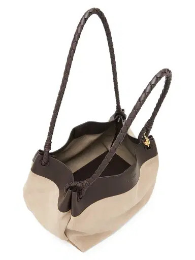 Bottega Veneta Women's Maxi Parachute Leather & Suede Tote Bag | Thumbnail 3 Bottega Veneta Women's Maxi Parachute Leather & Suede Tote Bag | Thumbnail 3