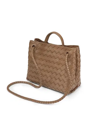 Bottega Veneta Women's Andiamo Intrecciato Leather Top-Handle Bag - Cognac | Thumbnail 5 Bottega Veneta Women's Andiamo Intrecciato Leather Top-Handle Bag - Cognac | Thumbnail 5