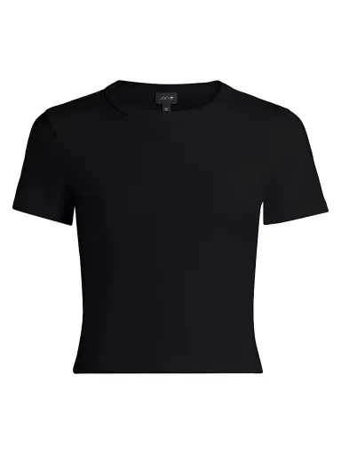 Joe's Jeans Women's The Baby Cotton-Blend T-Shirt - Black | Thumbnail 1 Joe's Jeans Women's The Baby Cotton-Blend T-Shirt - Black | Thumbnail 1
