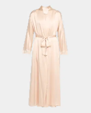 Christine Lingerie Bijoux Long Silk Robe | Thumbnail 2 Christine Lingerie Bijoux Long Silk Robe | Thumbnail 2