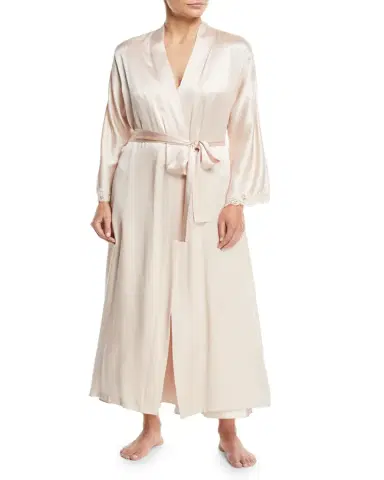 Christine Lingerie Bijoux Long Silk Robe | Thumbnail 3 Christine Lingerie Bijoux Long Silk Robe | Thumbnail 3