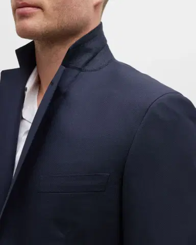 Brioni Men's Ravello Wool Two-Button Sport Coat | Thumbnail 7 Brioni Men's Ravello Wool Two-Button Sport Coat | Thumbnail 7