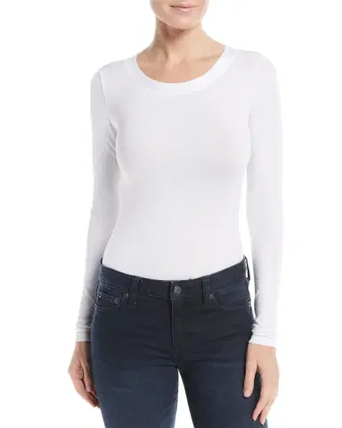 Wolford Jewel Neck Long-Sleeve Bodysuit | Thumbnail 2 Wolford Jewel Neck Long-Sleeve Bodysuit | Thumbnail 2