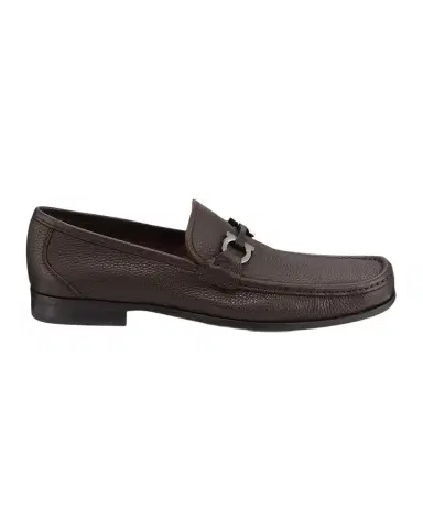 Ferragamo Men 's Grandioso Grained Calfskin Gancini Loafer | Thumbnail 1 Ferragamo Men 's Grandioso Grained Calfskin Gancini Loafer | Thumbnail 1