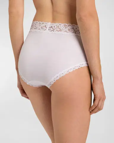 Hanro Moments Lace-Trim Full Brief | Thumbnail 3 Hanro Moments Lace-Trim Full Brief | Thumbnail 3