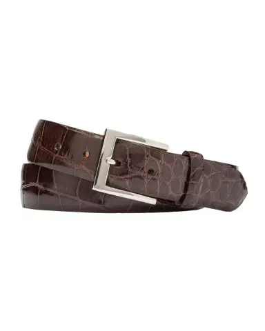 W. Kleinberg Glazed Alligator Belt | Thumbnail 1 W. Kleinberg Glazed Alligator Belt | Thumbnail 1