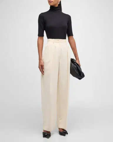 MAJESTIC FILATURES Soft Touch Half-Sleeve Turtleneck | Thumbnail 2 MAJESTIC FILATURES Soft Touch Half-Sleeve Turtleneck | Thumbnail 2
