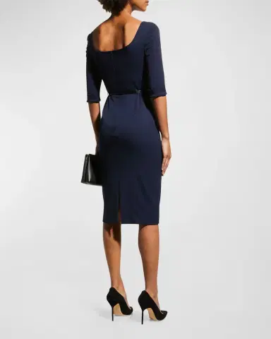 BLACK HALO Jackie 3/4-Sleeve Sheath Dress | Thumbnail 6 BLACK HALO Jackie 3/4-Sleeve Sheath Dress | Thumbnail 6