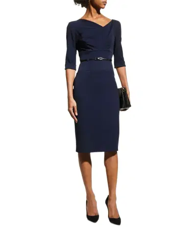 BLACK HALO Jackie 3/4-Sleeve Sheath Dress | Thumbnail 1 BLACK HALO Jackie 3/4-Sleeve Sheath Dress | Thumbnail 1