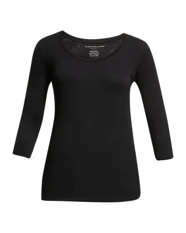 Majestic Filatures Soft Touch 3/4-Sleeve Scoop-Neck Tee | Thumbnail 1 Majestic Filatures Soft Touch 3/4-Sleeve Scoop-Neck Tee | Thumbnail 1