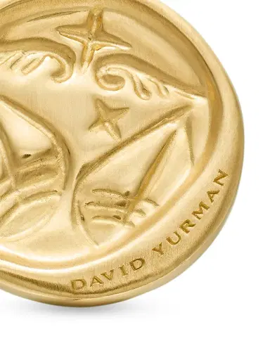 David Yurman Women's Zodiac Amulet in 18K Yellow Gold with Diamonds - Libra | Thumbnail 6 David Yurman Women's Zodiac Amulet in 18K Yellow Gold with Diamonds - Libra | Thumbnail 6