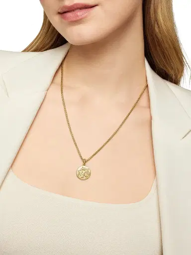 David Yurman Women's Zodiac Amulet in 18K Yellow Gold with Diamonds - Libra | Thumbnail 7 David Yurman Women's Zodiac Amulet in 18K Yellow Gold with Diamonds - Libra | Thumbnail 7