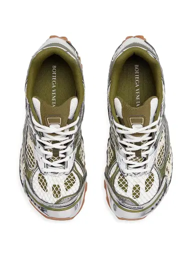 Bottega Veneta Men's Orbit Low-Top Sneakers - Mud White - Size 10 | Thumbnail 4 Bottega Veneta Men's Orbit Low-Top Sneakers - Mud White - Size 10 | Thumbnail 4