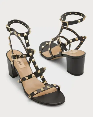 Valentino Garavani Rockstud Leather 60mm City Sandals | Thumbnail 9 Valentino Garavani Rockstud Leather 60mm City Sandals | Thumbnail 9