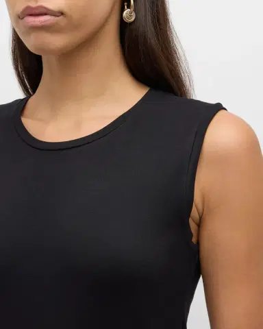 Majestic Filatures Soft Touch Sleeveless Crew | Thumbnail 5 Majestic Filatures Soft Touch Sleeveless Crew | Thumbnail 5