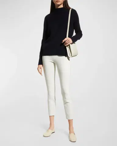 Vince Bobbi Mid-Rise Stitch Front Seam Leggings | Thumbnail 2 Vince Bobbi Mid-Rise Stitch Front Seam Leggings | Thumbnail 2