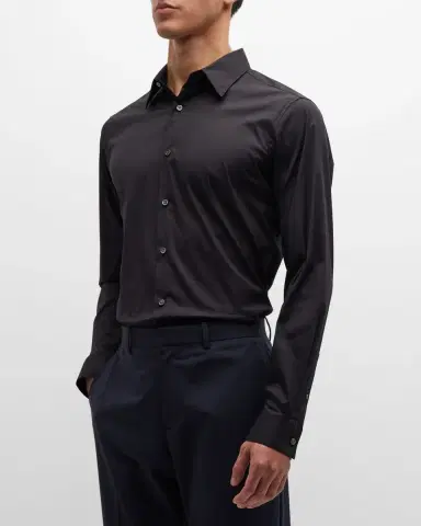 Theory Men's Sylvain Tailored-Fit Sport Shirt | Thumbnail 4 Theory Men's Sylvain Tailored-Fit Sport Shirt | Thumbnail 4