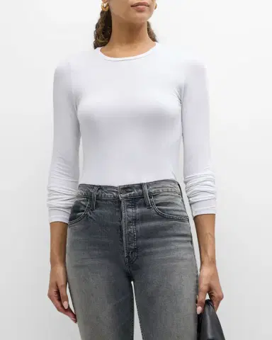 Majestic Filatures Soft Touch Crewneck Top | Thumbnail 4 Majestic Filatures Soft Touch Crewneck Top | Thumbnail 4
