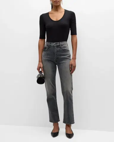 Majestic Filatures Soft Touch Half-Sleeve Scoop-Neck Top | Thumbnail 2 Majestic Filatures Soft Touch Half-Sleeve Scoop-Neck Top | Thumbnail 2