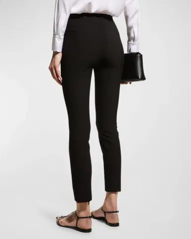 Vince Bobbi Mid-Rise Stitch Front Seam Leggings | Thumbnail 3 Vince Bobbi Mid-Rise Stitch Front Seam Leggings | Thumbnail 3