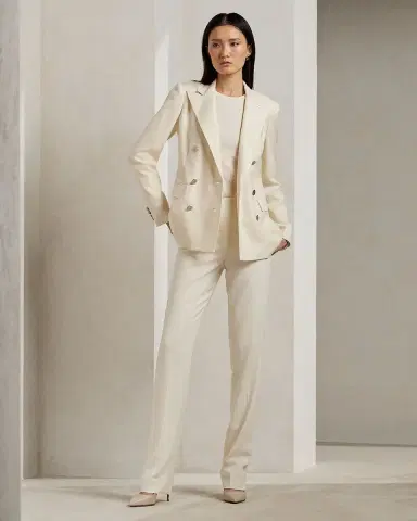 Ralph Lauren Collection Alandra Wool Crepe Pants | Thumbnail 5 Ralph Lauren Collection Alandra Wool Crepe Pants | Thumbnail 5