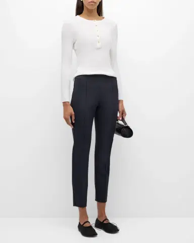 Lafayette 148 New York Gramercy Acclaimed-Stretch Pants | Thumbnail 2 Lafayette 148 New York Gramercy Acclaimed-Stretch Pants | Thumbnail 2