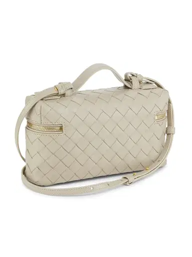 Bottega Veneta Women's Bang Bang Intrecciato Leather Crossbody Vanity Case Bag | Thumbnail 3 Bottega Veneta Women's Bang Bang Intrecciato Leather Crossbody Vanity Case Bag | Thumbnail 3
