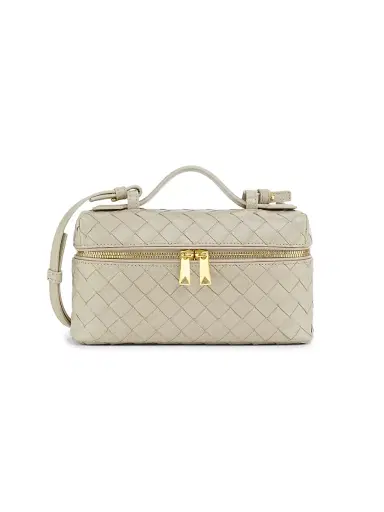 Bottega Veneta Women's Bang Bang Intrecciato Leather Crossbody Vanity Case Bag | Thumbnail 1 Bottega Veneta Women's Bang Bang Intrecciato Leather Crossbody Vanity Case Bag | Thumbnail 1