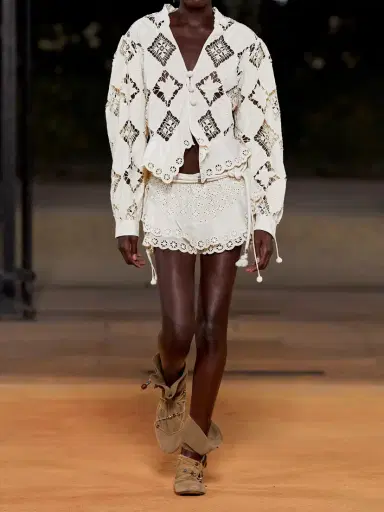 Isabel Marant Nina Broderie Anglaise Cotton And Linen-blend Blouse | Thumbnail 6 Isabel Marant Nina Broderie Anglaise Cotton And Linen-blend Blouse | Thumbnail 6