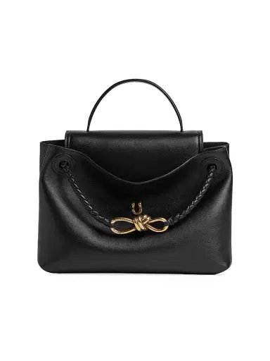 Bottega Veneta Women's Ciao Ciao Small Leather Top Handle bag - Black Brass | Thumbnail 6 Bottega Veneta Women's Ciao Ciao Small Leather Top Handle bag - Black Brass | Thumbnail 6