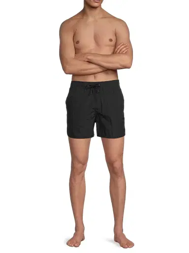 Onia Men's Nylon Crinkle Multifunctional Shorts - Black | Thumbnail 2 Onia Men's Nylon Crinkle Multifunctional Shorts - Black | Thumbnail 2