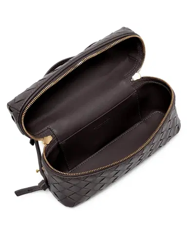 Bottega Veneta Women's Bang Bang Intrecciato Leather Crossbody Vanity Case Bag | Thumbnail 3 Bottega Veneta Women's Bang Bang Intrecciato Leather Crossbody Vanity Case Bag | Thumbnail 3