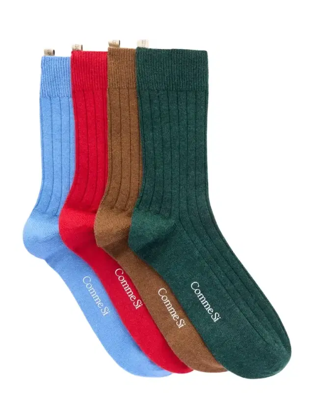 The Cashmere Set Of Four Ribbed Cashmere-blend Socks The Cashmere Set Of Four Ribbed Cashmere-blend Socks