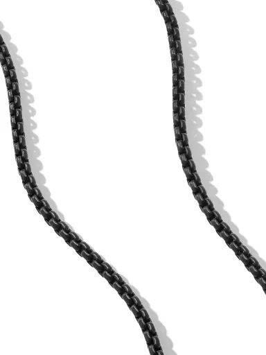 David Yurman Women's Bel Aire Color Box Chain Necklace - Black | Thumbnail 3 David Yurman Women's Bel Aire Color Box Chain Necklace - Black | Thumbnail 3