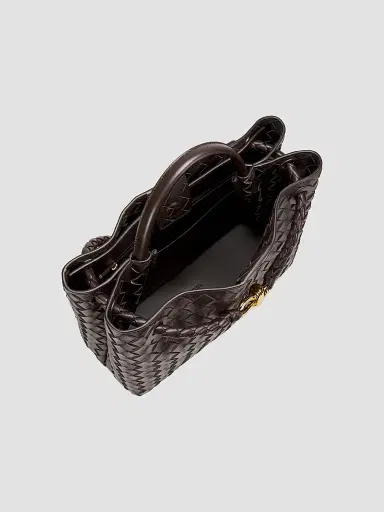 Bottega Veneta Women's Andiamo Intrecciato Leather Top-Handle Bag - Fondant | Thumbnail 4 Bottega Veneta Women's Andiamo Intrecciato Leather Top-Handle Bag - Fondant | Thumbnail 4