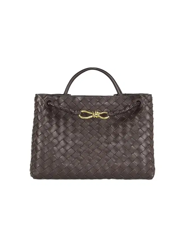 Women's Andiamo Intrecciato Leather Top-Handle Bag - Fondant Women's Andiamo Intrecciato Leather Top-Handle Bag - Fondant