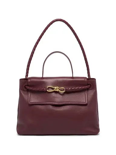 Bottega Veneta Women's Ciao Ciao Leather Top Handle Bag - Barolo | Thumbnail 4 Bottega Veneta Women's Ciao Ciao Leather Top Handle Bag - Barolo | Thumbnail 4