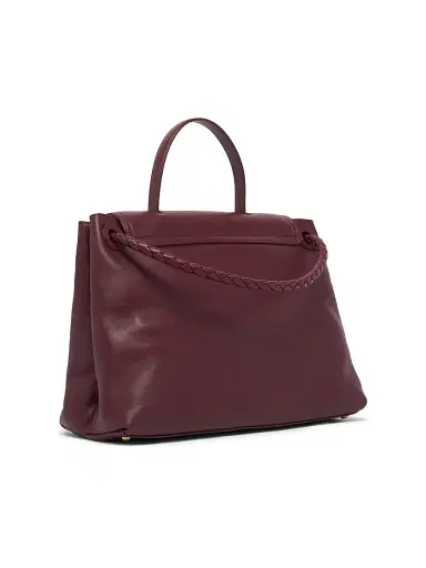 Bottega Veneta Women's Ciao Ciao Leather Top Handle Bag - Barolo | Thumbnail 5 Bottega Veneta Women's Ciao Ciao Leather Top Handle Bag - Barolo | Thumbnail 5