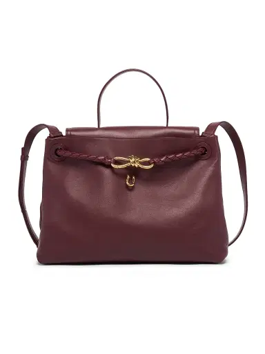 Bottega Veneta Women's Ciao Ciao Leather Top Handle Bag - Barolo | Thumbnail 6 Bottega Veneta Women's Ciao Ciao Leather Top Handle Bag - Barolo | Thumbnail 6