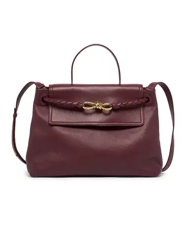 Bottega Veneta Women's Ciao Ciao Leather Top Handle Bag - Barolo | Thumbnail 1 Bottega Veneta Women's Ciao Ciao Leather Top Handle Bag - Barolo | Thumbnail 1