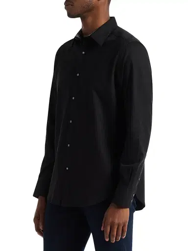 Robert Graham Men's Highland Woven Shirt - Black - Size XS | Thumbnail 2 Robert Graham Men's Highland Woven Shirt - Black - Size XS | Thumbnail 2
