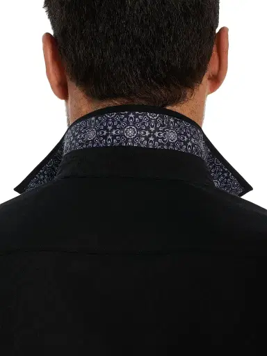 Robert Graham Men's Highland Woven Shirt - Black - Size XS | Thumbnail 7 Robert Graham Men's Highland Woven Shirt - Black - Size XS | Thumbnail 7