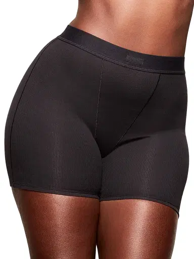 Skims Women's Cotton Rib Boxer - Soot | Thumbnail 3 Skims Women's Cotton Rib Boxer - Soot | Thumbnail 3