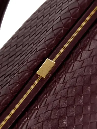 Bottega Veneta Women's 1998 Intrecciato Leather Top Handle Frame Bag | Thumbnail 5 Bottega Veneta Women's 1998 Intrecciato Leather Top Handle Frame Bag | Thumbnail 5