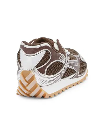 Bottega Veneta Men's Orbit Low-Top Sneakers - Fondant Silver - Size 7 | Thumbnail 3 Bottega Veneta Men's Orbit Low-Top Sneakers - Fondant Silver - Size 7 | Thumbnail 3